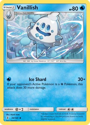 Vanillish 034/145 - SM Guardians Rising