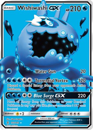 Wishiwashi GX (Full Art) 133/145 - SM Guardians Rising Holofoil