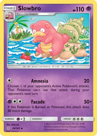 Slowbro 049/145 - SM Guardians Rising Reverse Holofoil