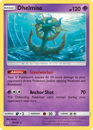 Dhelmise 059/145 - SM Guardians Rising Holofoil