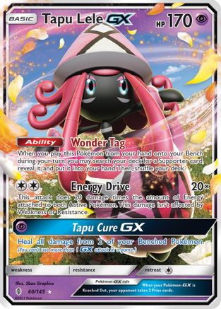 Tapu Lele GX 060/145 - SM Guardians Rising Holofoil