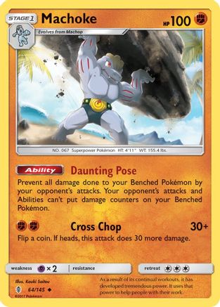 Machoke 064/145 - SM Guardians Rising Reverse Holofoil