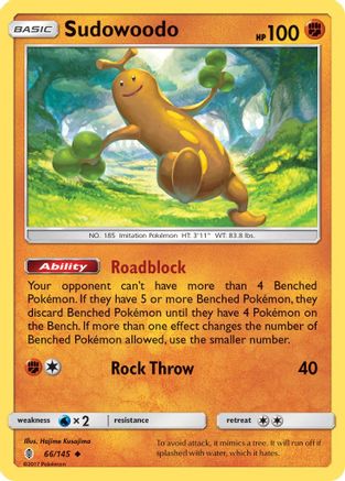 Sudowoodo 066/145 - SM Guardians Rising Reverse Holofoil