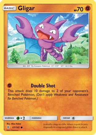 Gligar 067/145 - SM Guardians Rising Reverse Holofoil
