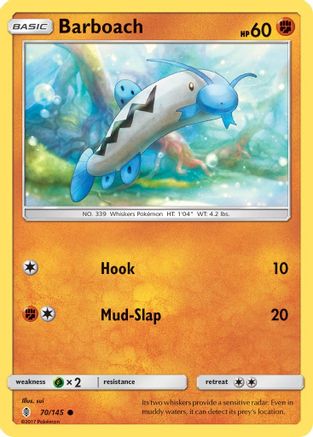 Barboach 070/145 - SM Guardians Rising Reverse Holofoil