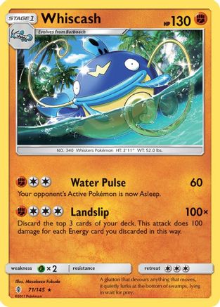 Whiscash 071/145 - SM Guardians Rising