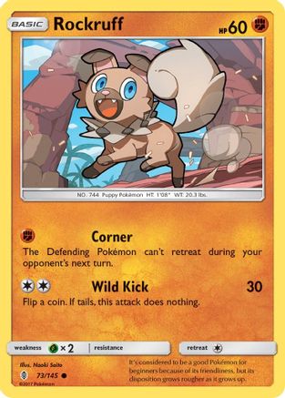 Rockruff 073/145 - SM Guardians Rising Reverse Holofoil