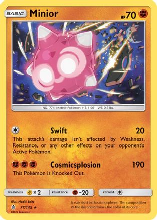 Minior 077/145 - SM Guardians Rising Holofoil