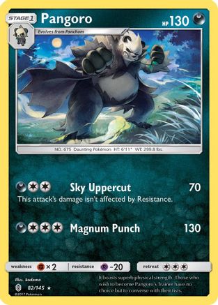 Pangoro 082/145 - SM Guardians Rising Reverse Holofoil