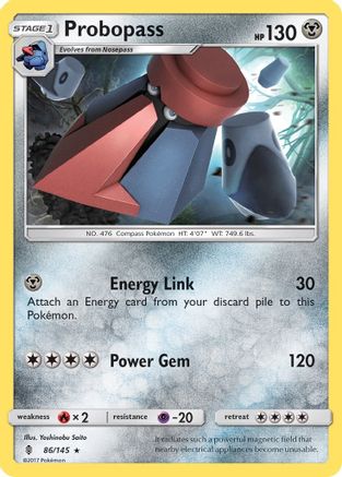 Probopass 086/145 - SM Guardians Rising Reverse Holofoil