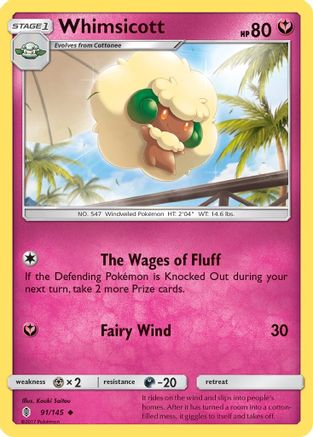 Whimsicott 091/145 - SM Guardians Rising