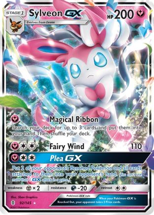 Sylveon GX 092/145 - SM Guardians Rising Holofoil