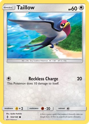 Taillow 103/145 - SM Guardians Rising