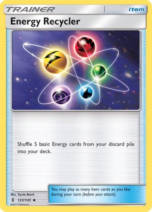 Energy Recycler 123/145 - SM Guardians Rising Reverse Holofoil