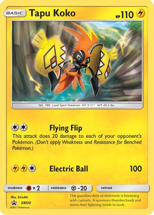 Tapu Koko SM30/248 - SM Promos Holofoil