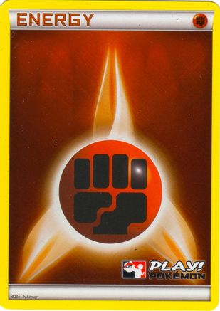 FightingEnergy (2011 Play! Pokemon) - League & Championship Cards Holofoil