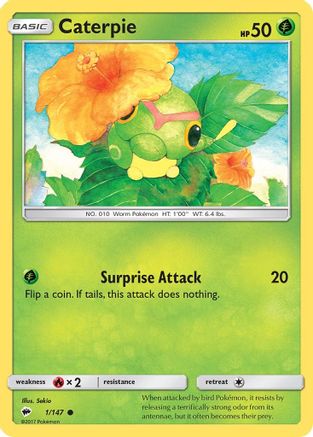 Caterpie 001/147 - SM Burning Shadows