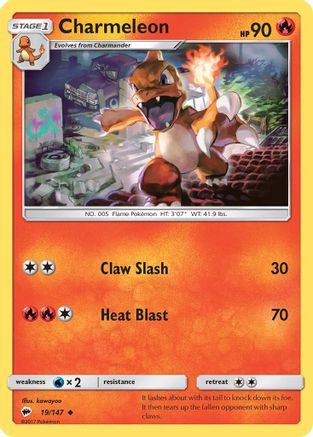 Charmeleon 019/147 - SM Burning Shadows