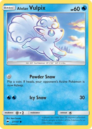Alolan Vulpix 027/147 - SM Burning Shadows