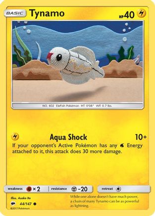 Tynamo 044/147 - SM Burning Shadows Reverse Holofoil