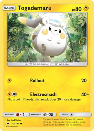 Togedemaru 047/147 - SM Burning Shadows