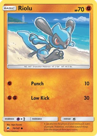 Riolu 070/147 - SM Burning Shadows