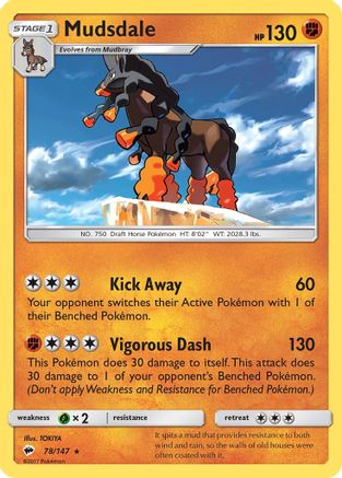 Mudsdale 078/147 - SM Burning Shadows