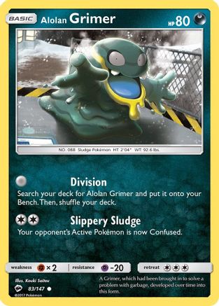 Alolan Grimer 083/147 - SM Burning Shadows
