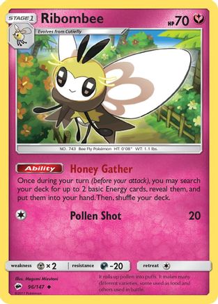Ribombee 096/147 - SM Burning Shadows