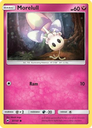 Morelull 097/147 - SM Burning Shadows Reverse Holofoil