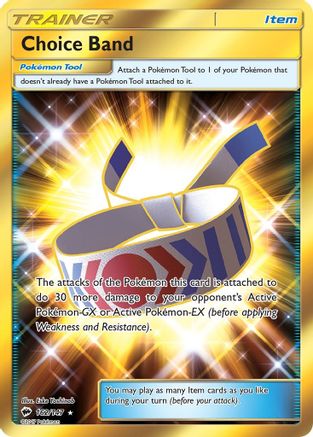 Choice Band (Secret) 162/147 - SM Burning Shadows Holofoil