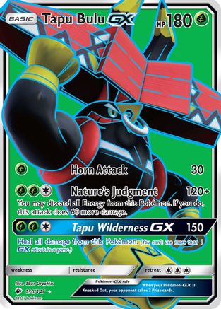 Tapu Bulu GX (Full Art) 130/147 - SM Burning Shadows Holofoil