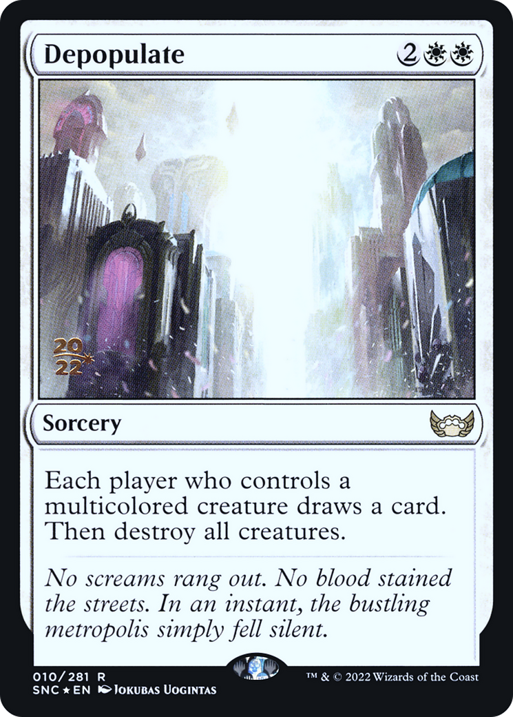 Depopulate (PRE-10S) - Streets of New Capenna Promos Foil