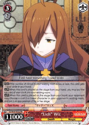 "Lich" Wiz (KS/W49-E036 RR) - KonoSuba