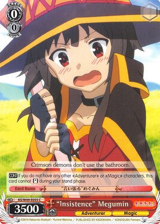 "Insistence" Megumin (KS/W49-E055 C) - KonoSuba