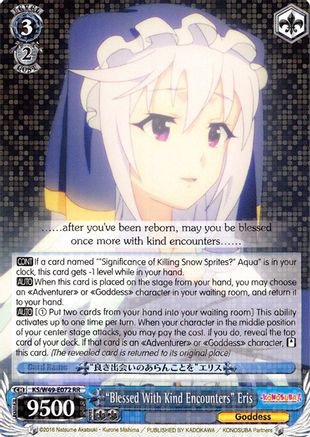 "Blessed With Kind Encounters" Eris (KS/W49-E072 RR) - KonoSuba