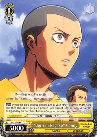 "Born in Ragako" Conny (AOT/S50-E011 U) - Attack on Titan Vol. 2