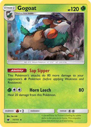 Gogoat 011/111 - SM Crimson Invasion Holofoil