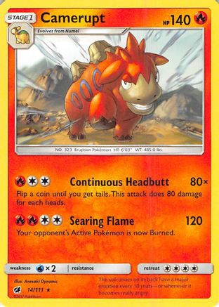 Camerupt 014/111 - SM Crimson Invasion