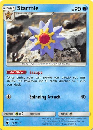Starmie 016/111 - SM Crimson Invasion