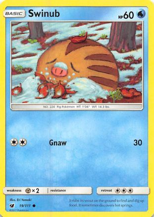 Swinub 019/111 - SM Crimson Invasion
