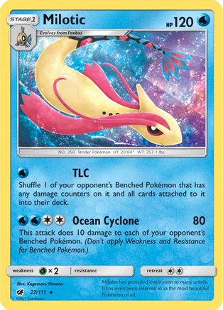 Milotic 027/111 - SM Crimson Invasion Holofoil