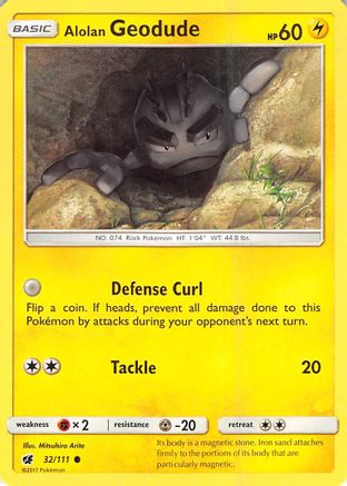 Alolan Geodude 032/111 - SM Crimson Invasion