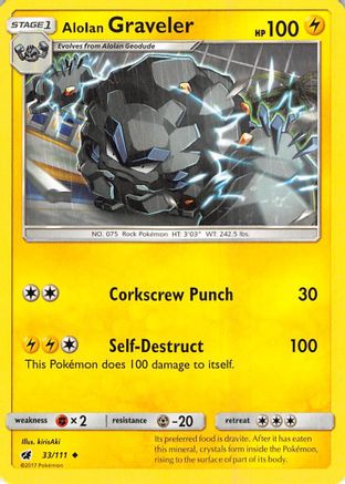 Alolan Graveler 033/111 - SM Crimson Invasion