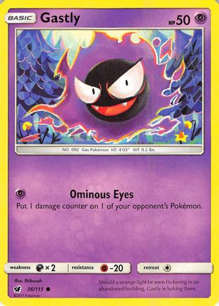 Gastly 036/111 - SM Crimson Invasion