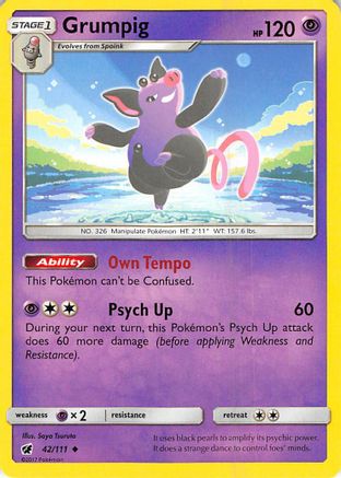 Grumpig 042/111 - SM Crimson Invasion