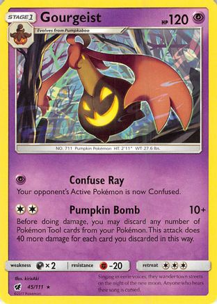 Gourgeist 045/111 - SM Crimson Invasion Reverse Holofoil