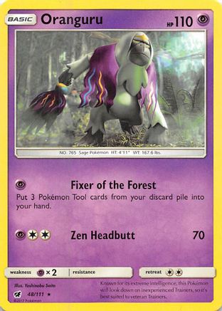 Oranguru 048/111 - SM Crimson Invasion Reverse Holofoil
