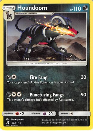 Houndoom 059/111 - SM Crimson Invasion