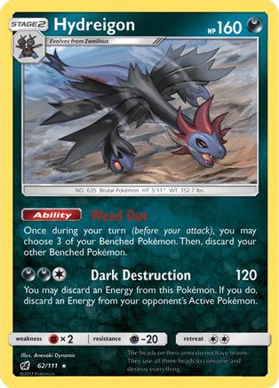 Hydreigon 062/111 - SM Crimson Invasion